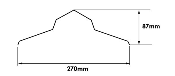 maquina para cumbreras de zinc