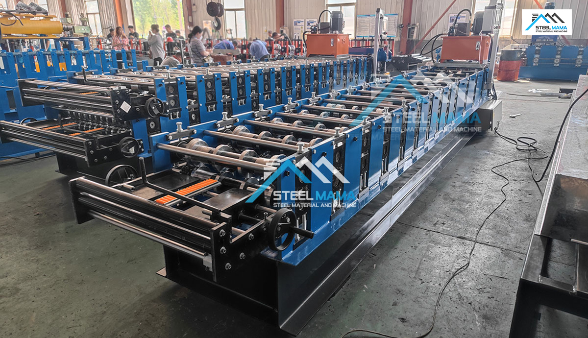 maquina de techo de cumbrera