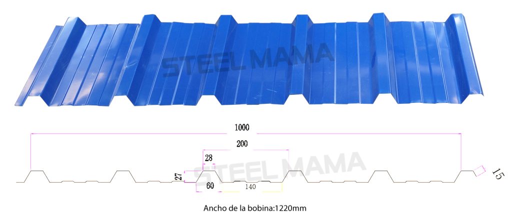 Cobertura de Aluzinc TR6