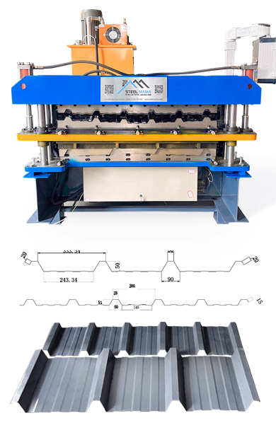 maquina conformadora de aluzinc TR4 y TR6